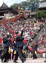 Okunchi festival opens in Nagasaki